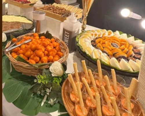 Kakanin and pica pica platter